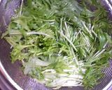 水菜とウィンナーのペペロンチーノ作り方2写真