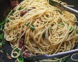 菜の花とホタルイカのパスタ作り方12写真