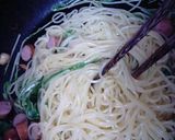 水菜とウィンナーのペペロンチーノ作り方8写真