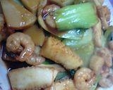 チンゲン菜の海鮮オイスターソース作り方7写真