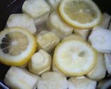 爽やか～✿さつまいものはちみつれもん煮作り方3写真