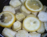 爽やか～✿さつまいものはちみつれもん煮作り方3写真