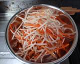 ゴボウの中華風ピリ辛肉味噌いため作り方1写真