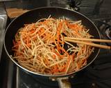 ゴボウの中華風ピリ辛肉味噌いため作り方4写真