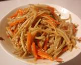 ゴボウの中華風ピリ辛肉味噌いため作り方7写真