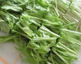 水菜とツナのマヨごま和え作り方1写真