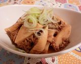 ❤筍をまぐろフレーク缶で炊いたん❤作り方4写真