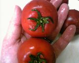 簡単♡混ぜるだけ♡トマトの冷たいパスタ作り方1写真
