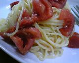 簡単♡混ぜるだけ♡トマトの冷たいパスタ作り方5写真