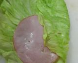 お弁当に。キャベツとハムのくるくる巻き作り方2写真