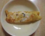 お弁当に♪海苔とカニカマの卵焼き作り方4写真