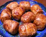 肉巻きおにぎり！しょうが焼き味が最高♪作り方6写真