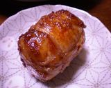 肉巻きおにぎり！しょうが焼き味が最高♪作り方7写真