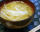 ☆簡単もやしバターのお味噌汁☆作り方4写真