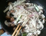 キノコの生クリームパスタ～有り合わせで～作り方2写真