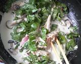 キノコの生クリームパスタ～有り合わせで～作り方3写真