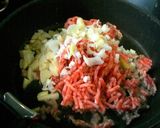 春キャベツにのっけ盛り☆筍とひき肉炒め作り方2写真