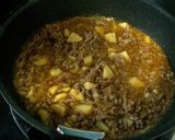 春キャベツにのっけ盛り☆筍とひき肉炒め作り方3写真