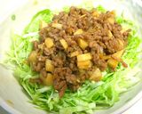 春キャベツにのっけ盛り☆筍とひき肉炒め作り方4写真