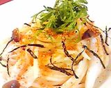 お吸い物の素で☆和風スパゲッティー！作り方5写真