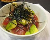 我が家のポキ丼（アボカドとマグロの丼）作り方7写真
