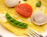 春野菜でビッグスマイルエッグ♪作り方10写真