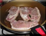 とんかつ肉の生姜焼き風？作り方2写真