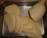 たけのこのステーキ　せりを添えて作り方1写真
