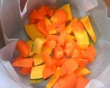 かぼちゃ、人参、さつまいもの温野菜作り方2写真