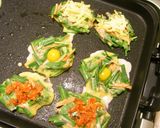ＨＰで☆お好みニラのぺったん焼き作り方4写真