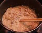 春の豆乳味噌マスタードクリームパスタ作り方2写真