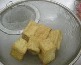 厚揚げとキャベツ・ねぎの味噌炒め作り方1写真