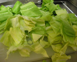 厚揚げとキャベツ・ねぎの味噌炒め作り方2写真