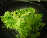 厚揚げとキャベツ・ねぎの味噌炒め作り方5写真