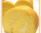 卵たっぷり✿しっとりシフォンロールケーキ作り方10写真