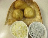 簡単すぎる☆ちりめんじゃこのポテトサラダ作り方1写真