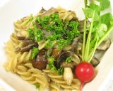キノコのシンプルパスタ（サケツバタケ）作り方3写真