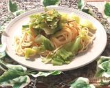 春きゃべつとほたるいか舞昆パスタ作り方5写真