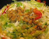 アサリの野菜たっぷりのクリームパスタ作り方5写真