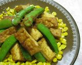 スナップえんどうと厚揚げの春色香味炒め作り方8写真