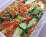 ルクエで♪トマト厚揚げチリソース作り方4写真