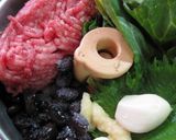 ☆黒豆餃子・しそ風味☆作り方1写真