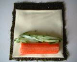 ☆お弁当に♪チーズ海苔巻き☆作り方1写真