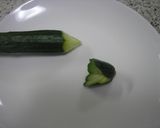 きゅうりと金時豆のお花　　お弁当に♪作り方1写真