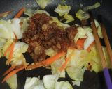 できたて熱々~♪鉄板焼きそば風パスタ作り方5写真
