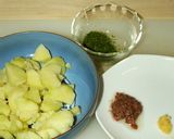 アンチョビ ポテトサラダ作り方1写真