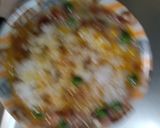 レンジ簡単中華風味噌󠄀カツ味炒飯弁当作り方8写真