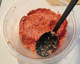 ご飯がすすむ🐾ホワイトチーズハンバーグ作り方2写真