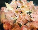 鶏肉とキャベツのカレー粉炒め作り方1写真
