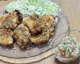 今日の晩御飯!簡単!鮭のパン粉焼き作り方8写真